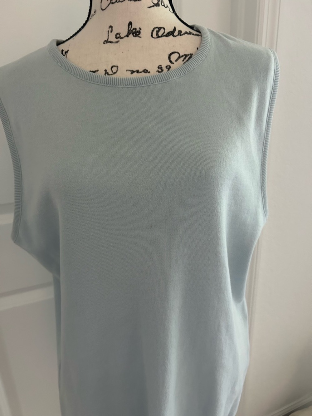 Women’s Sleeveless Knit Top - Light Mint